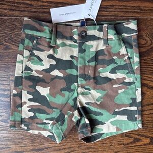 NWT Janie & Jack Camo Shorts 18-24Mo